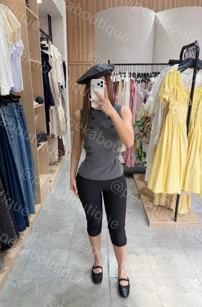 Blusa Voile Gray