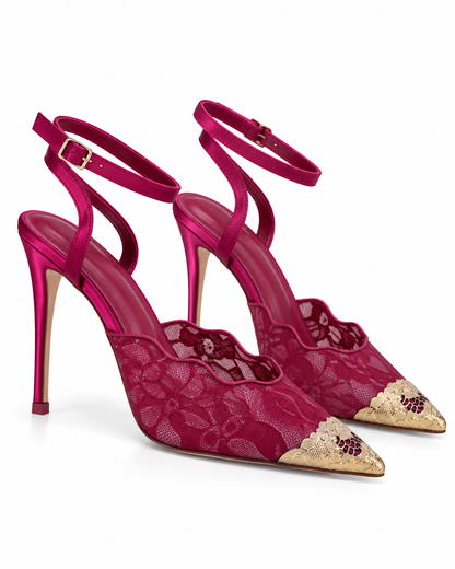 Zapatillas Goldlace Wine