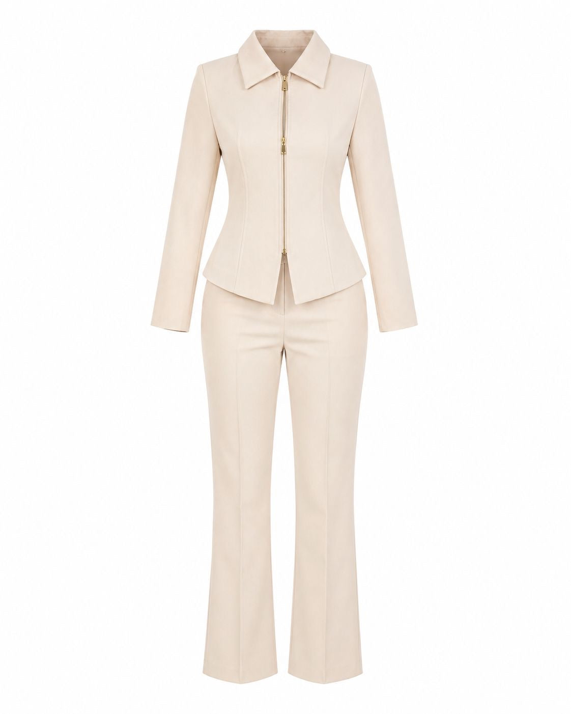 Conjunto Zip Cream