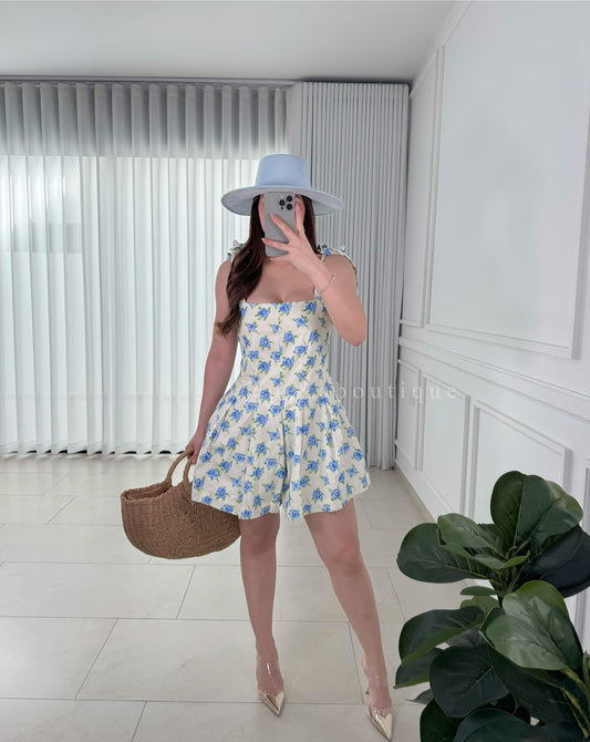 Vestido April Blue