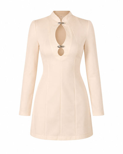 Vestido Slit Cream