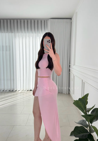 Conjunto Halo Pink