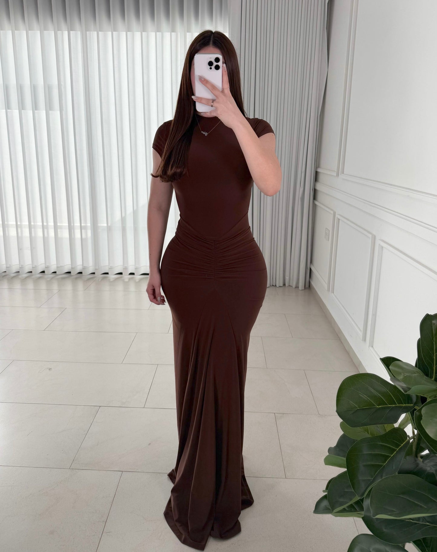 Vestido Evening Brown