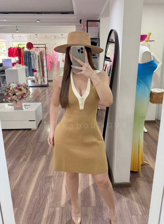 Vestido Neck Nude