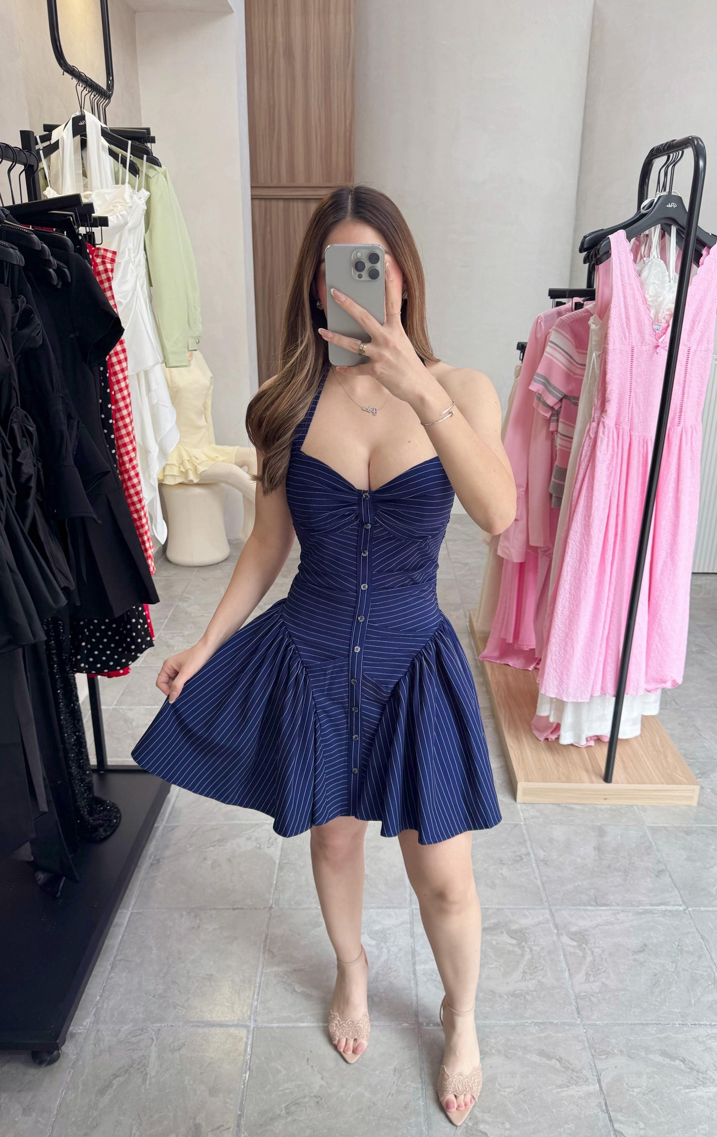 Vestido Oxford Navy