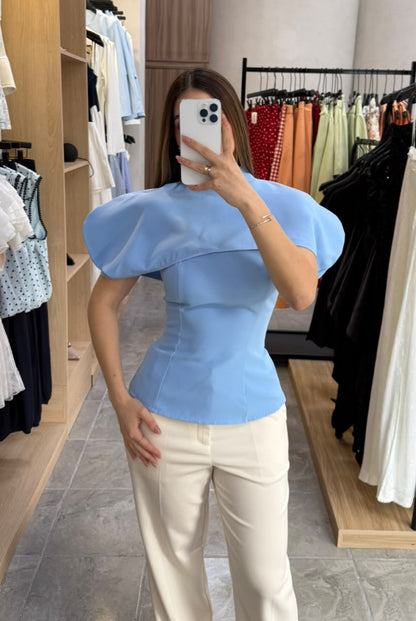 Blusa Overlay Blue