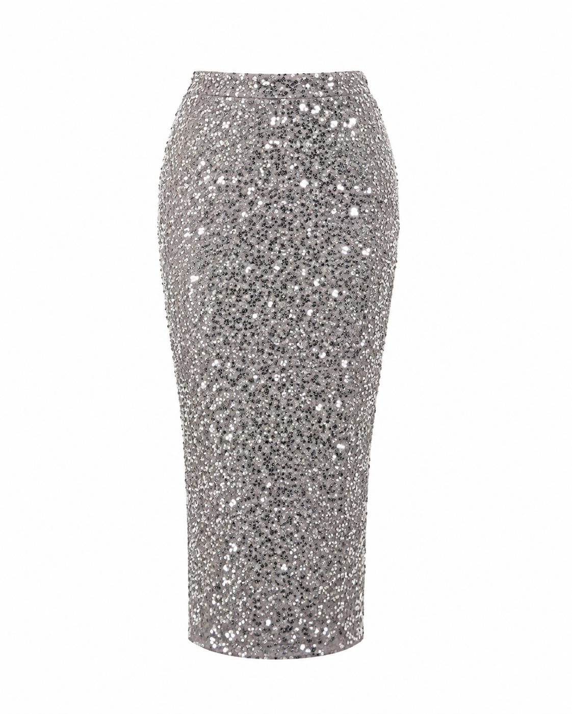 Falda Silver Sequin