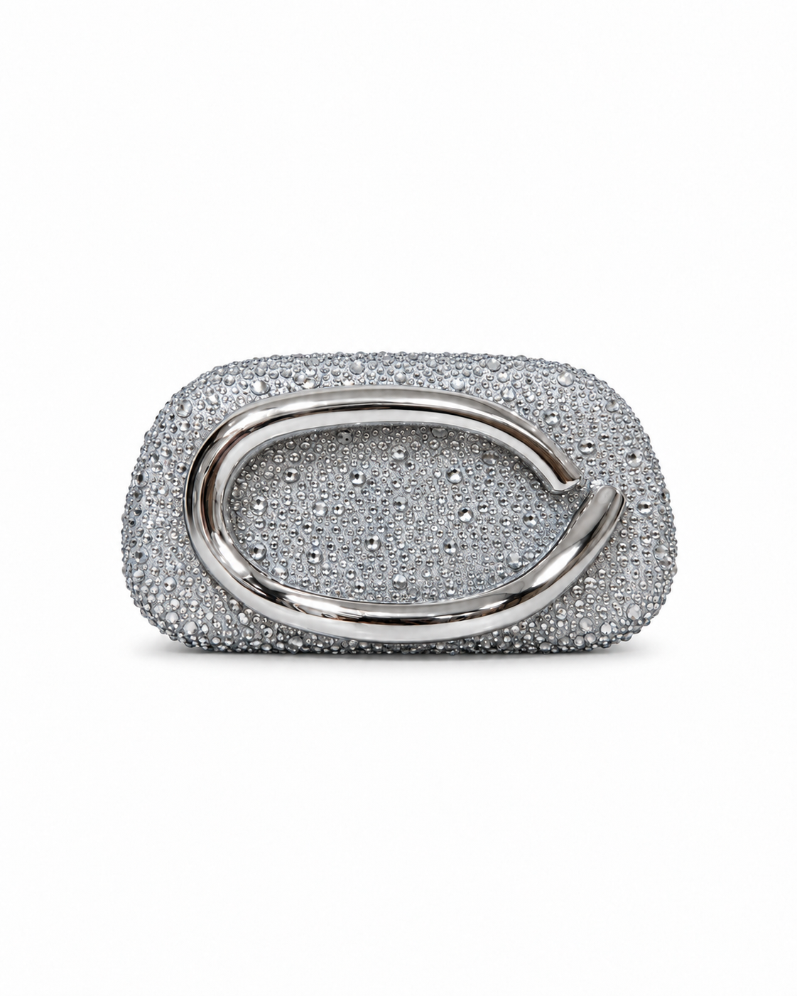Bolsa Rhinestone Silver