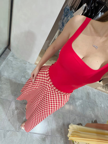 Pantiblusa Seamless Red