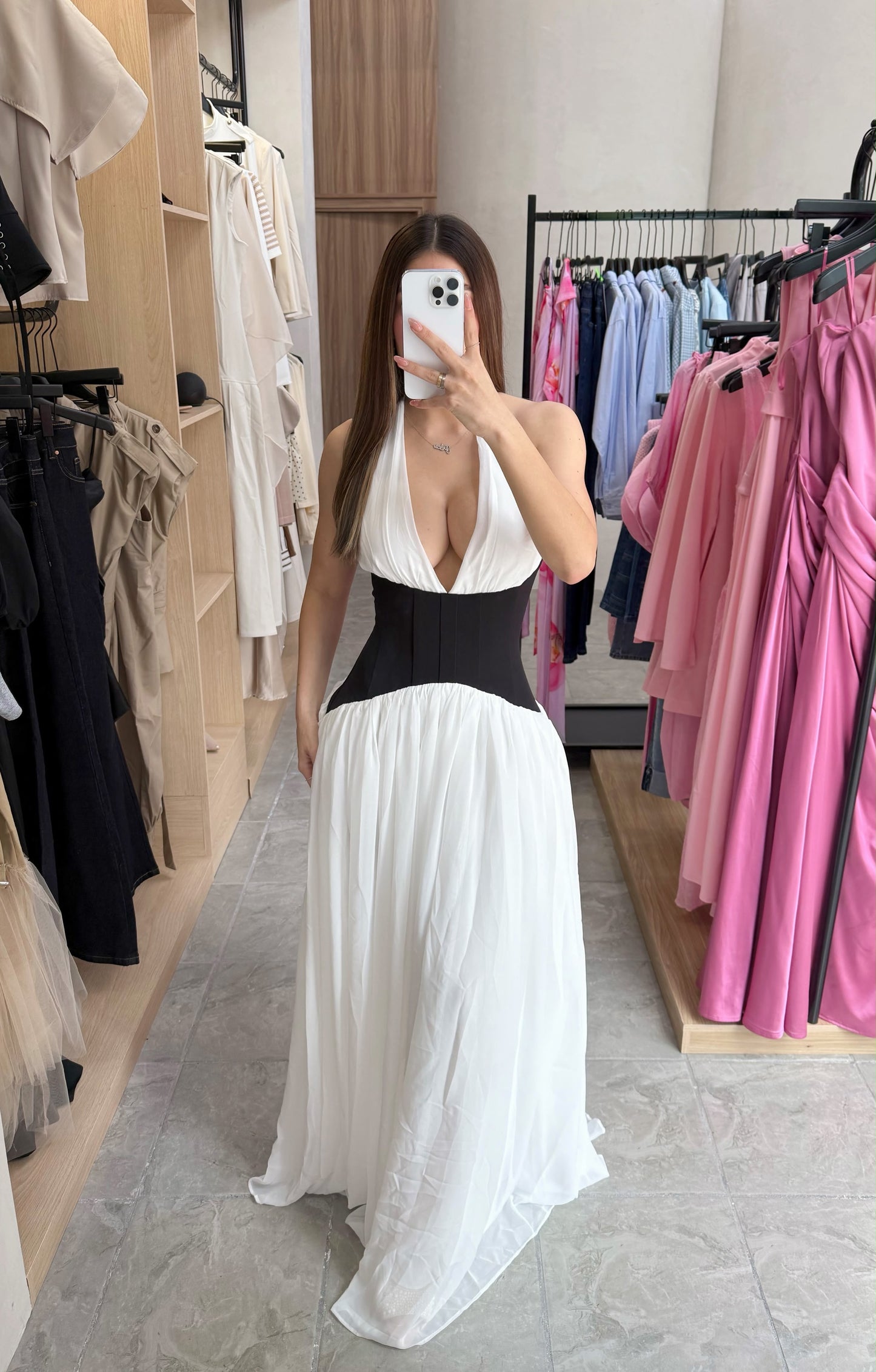 Vestido Corsette White