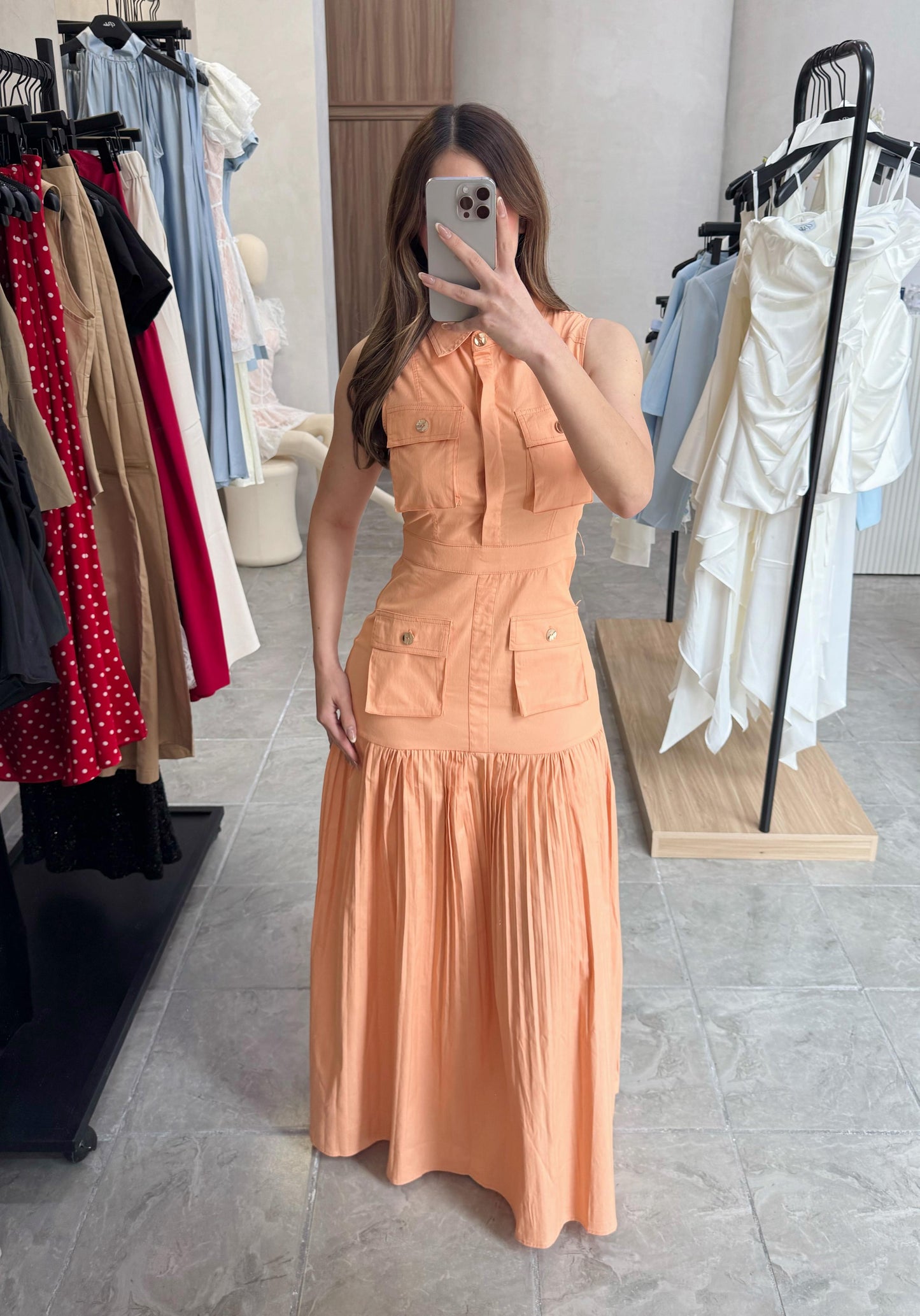 Vestido Safari Orange