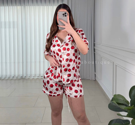 Pijama Apple Red