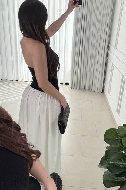 Vestido Contrast