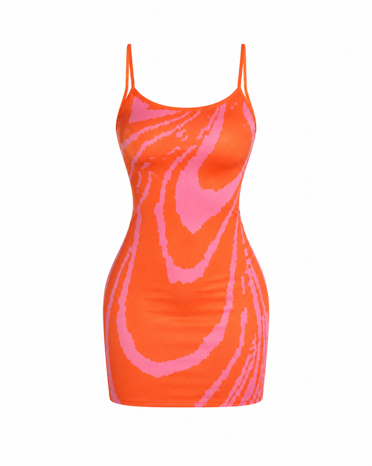Vestido Retro Orange