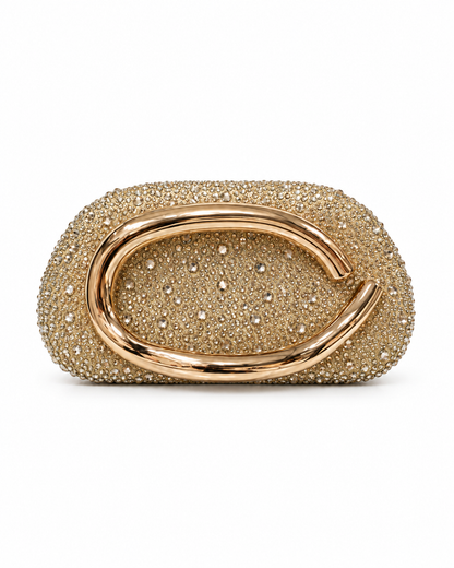 Bolsa Rhinestone Gold
