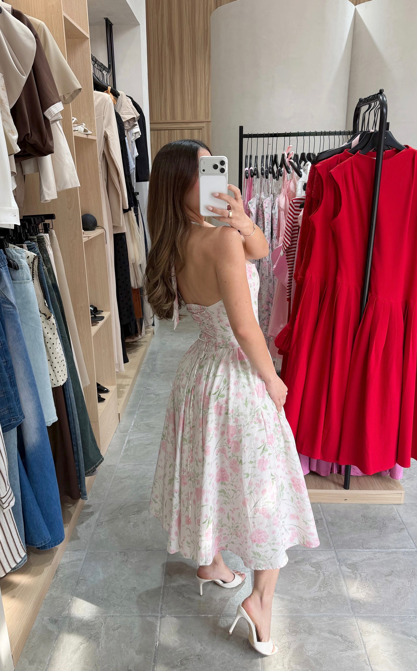 Vestido Floral Pink