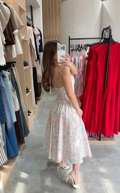 Vestido Floral Pink