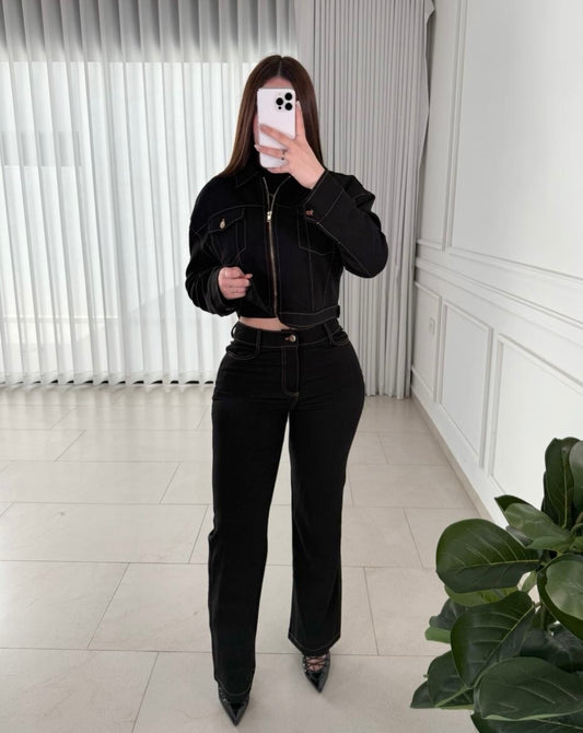 Pantalón Soft Black