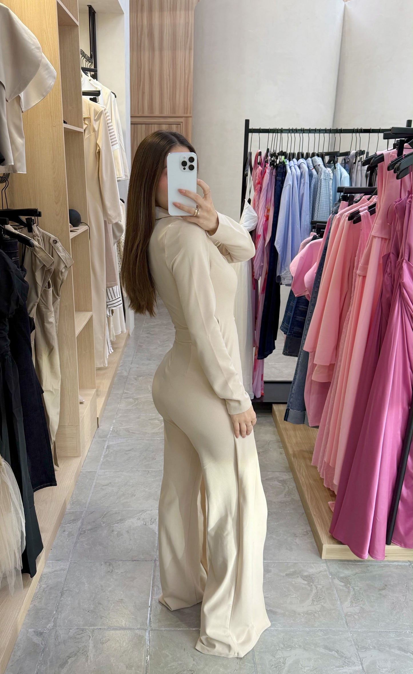 Jumpsuit Grace Beige