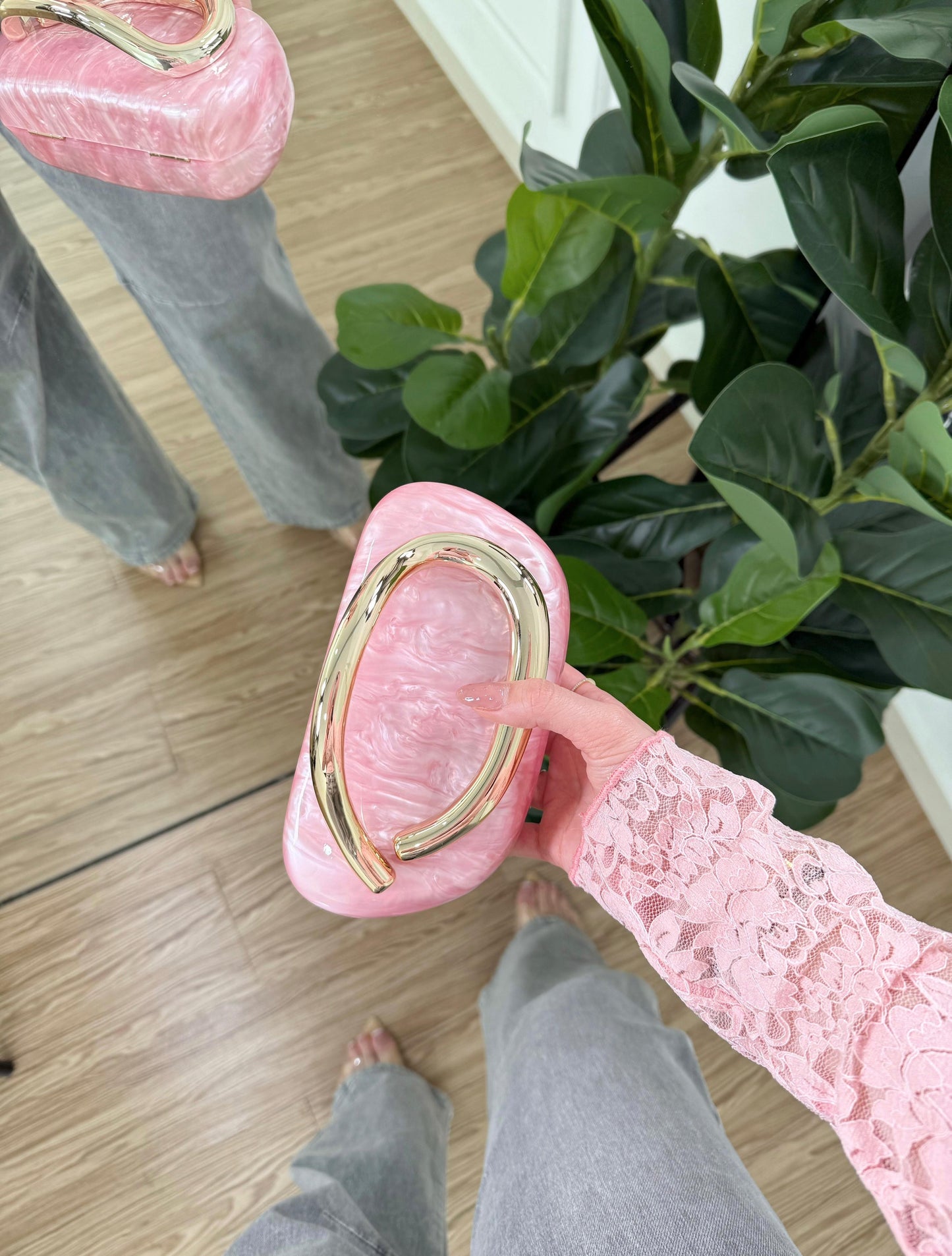 Bolsa Marble Pink
