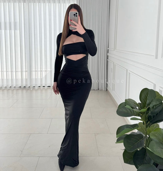 Vestido Crossed Negro