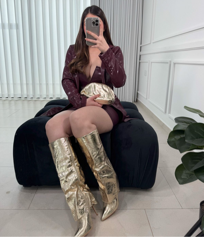 Botas Paisley Gold