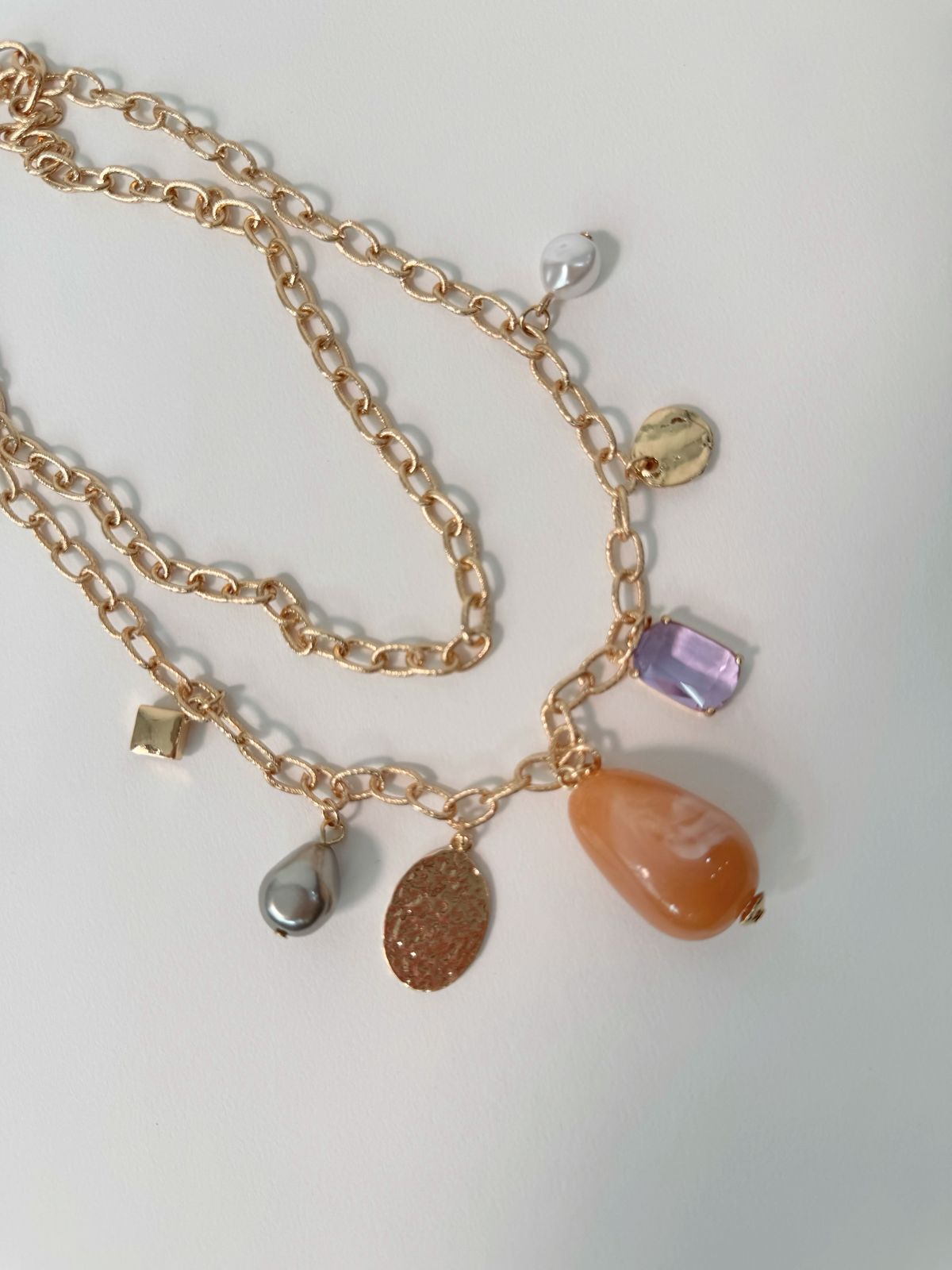 Cadena Double Charms