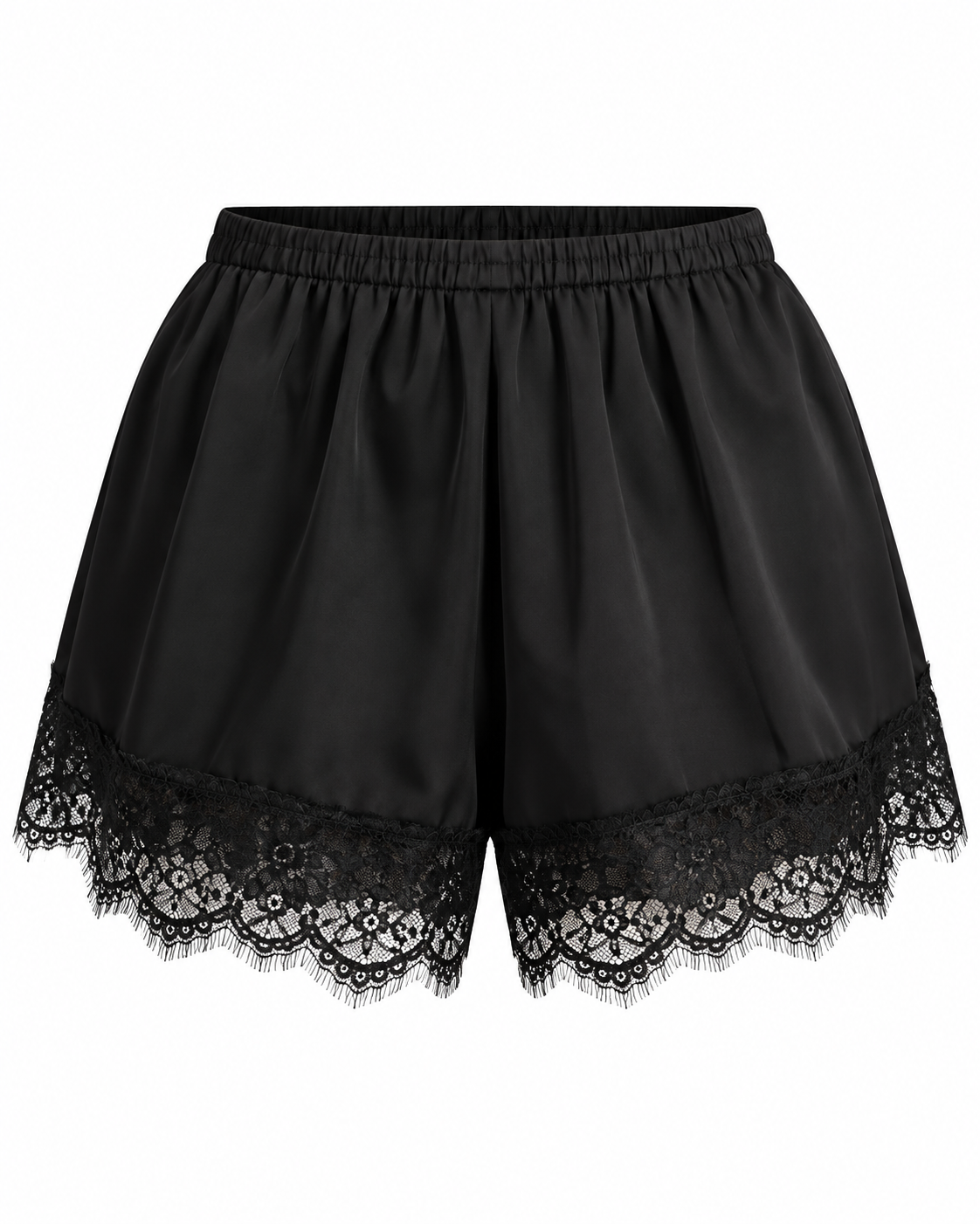 Short Satin Black