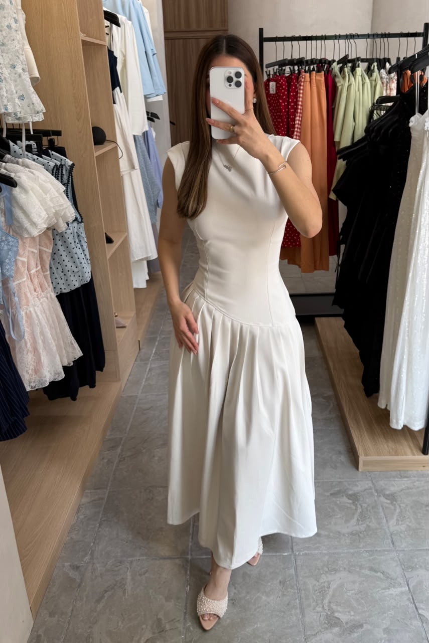 Vestido Eclet Cream