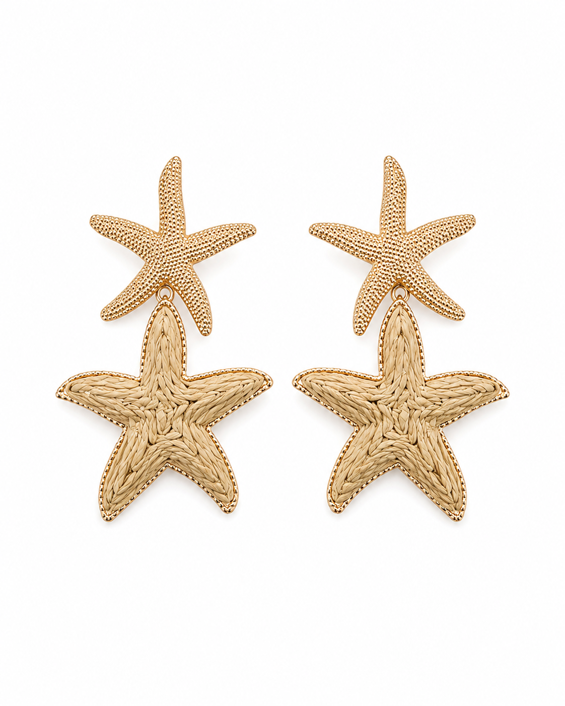 Aretes Doble Estrella