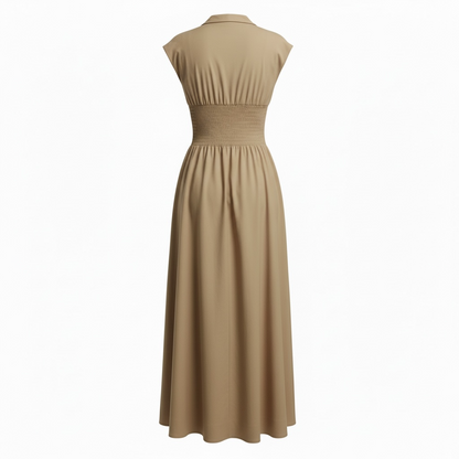 Vestido Front Zip Nude