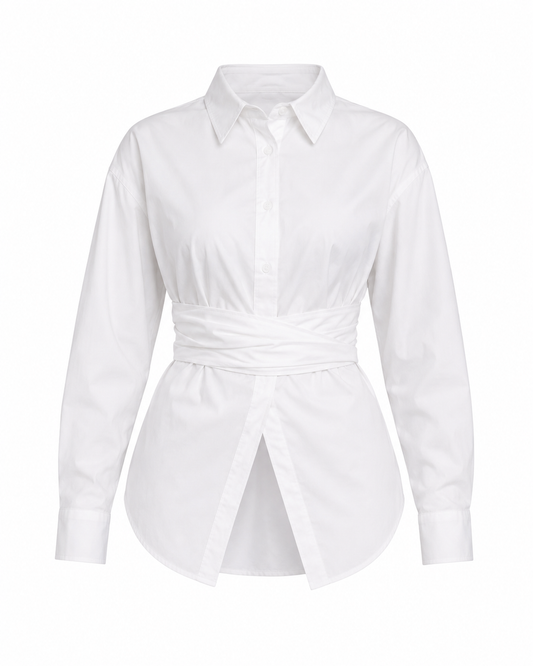 Camisa Poplim White