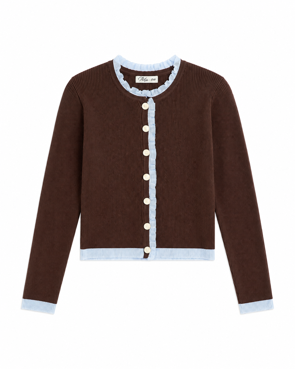 Sweater Ribbed Coffee