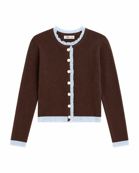 Sweater Ribbed Coffee