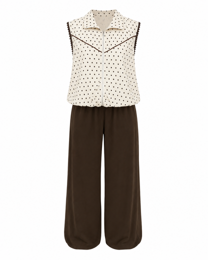 Conjunto Dot Brown